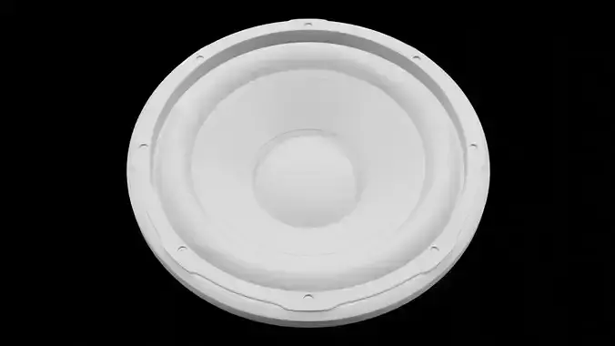 Speaker Woofer 3D Print - Blender 3d Free 3D print model