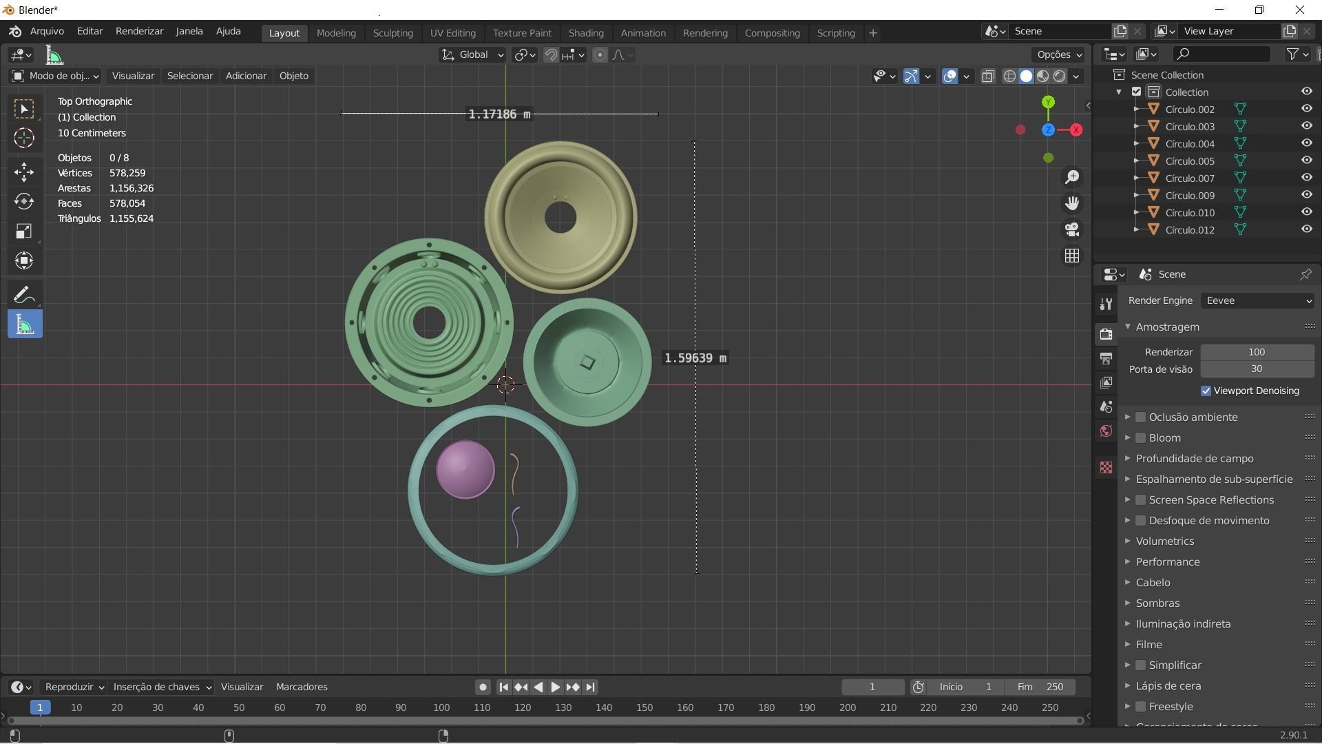 Speaker Woofer 3D Print - Blender 3d Free 3D print model_13