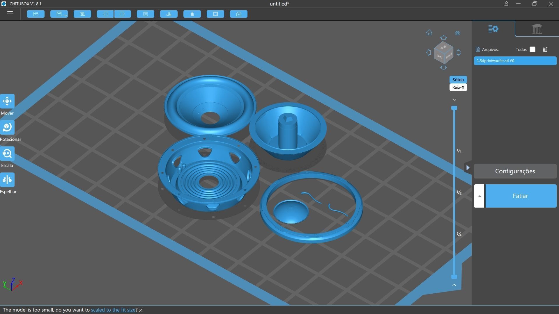 Speaker Woofer 3D Print - Blender 3d Free 3D print model_10