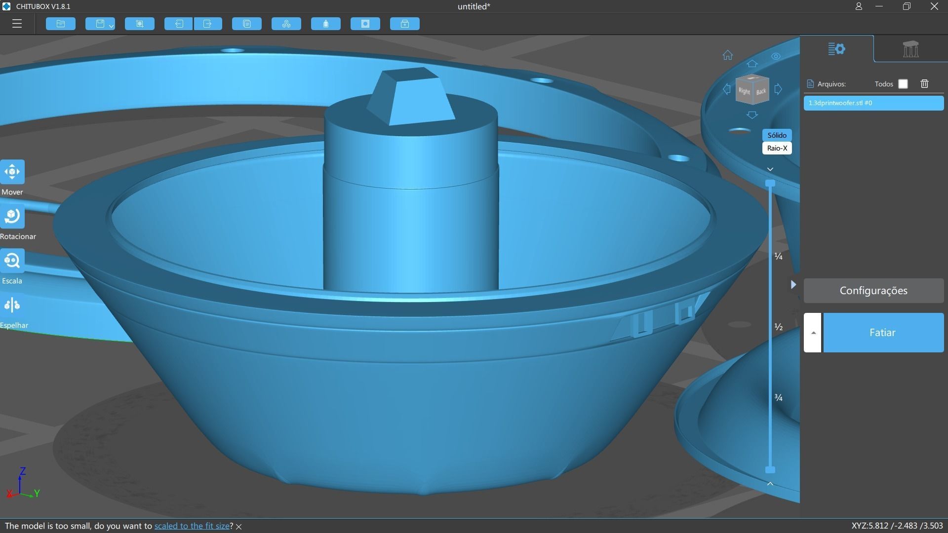 Speaker Woofer 3D Print - Blender 3d Free 3D print model_17