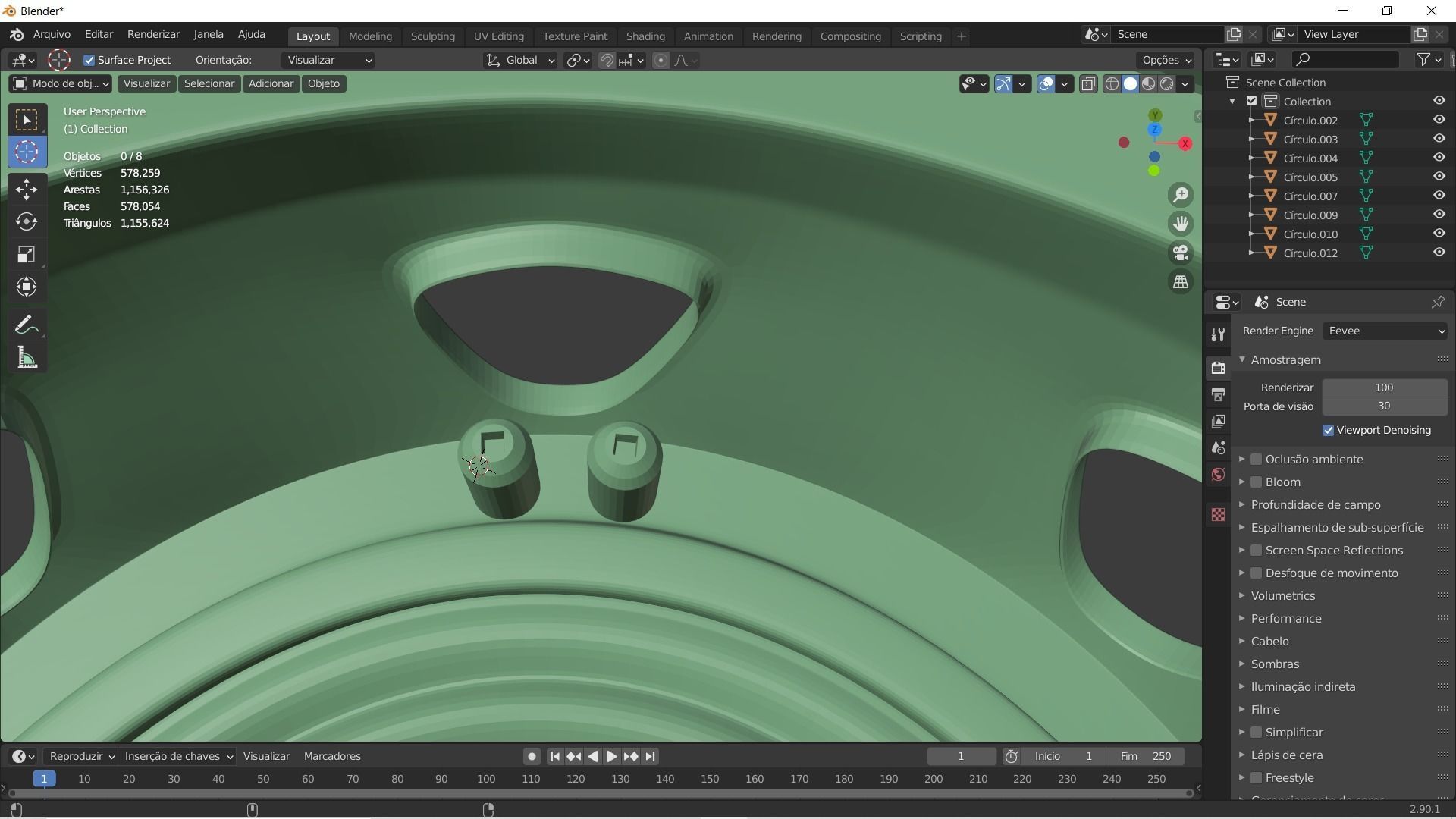 Speaker Woofer 3D Print - Blender 3d Free 3D print model_15
