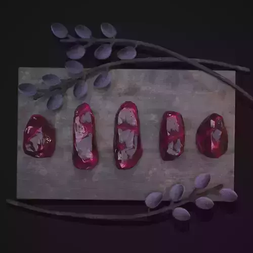 Jewels and Willows Display  3D Model Collection