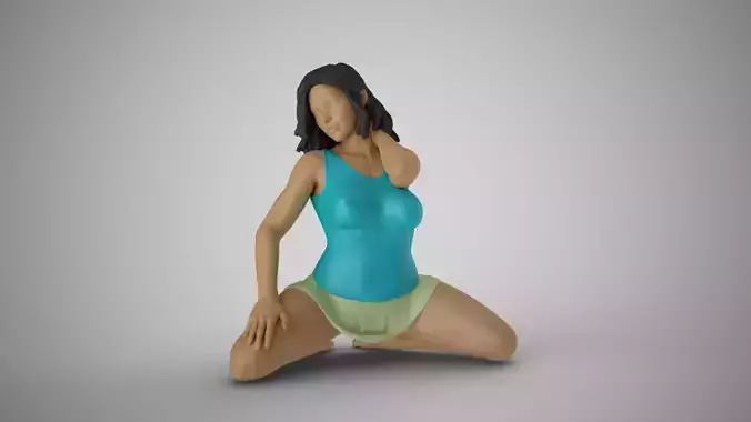 Unchained Woman 6 3D print model