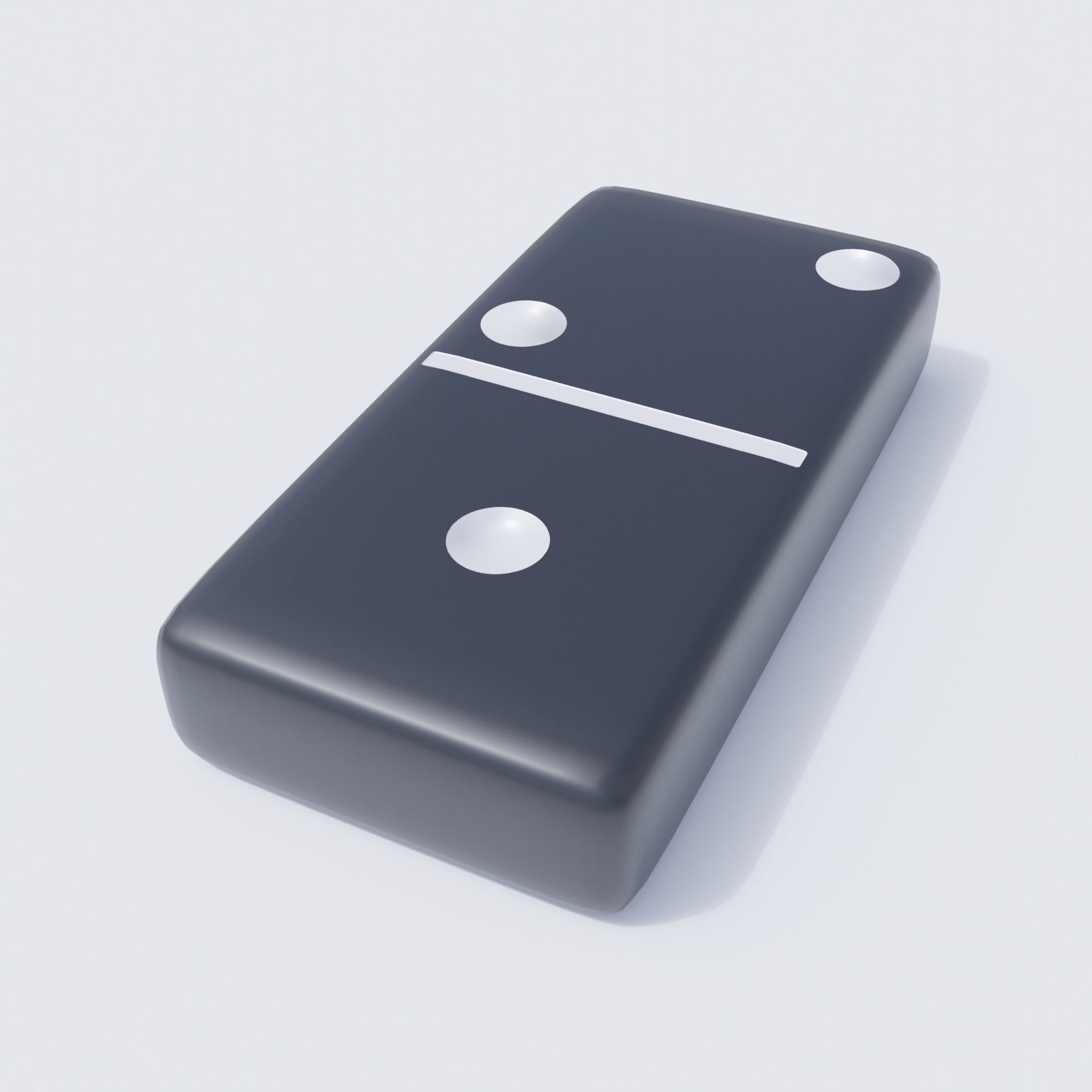 Domino Tile Collection Low-poly 3D model_9