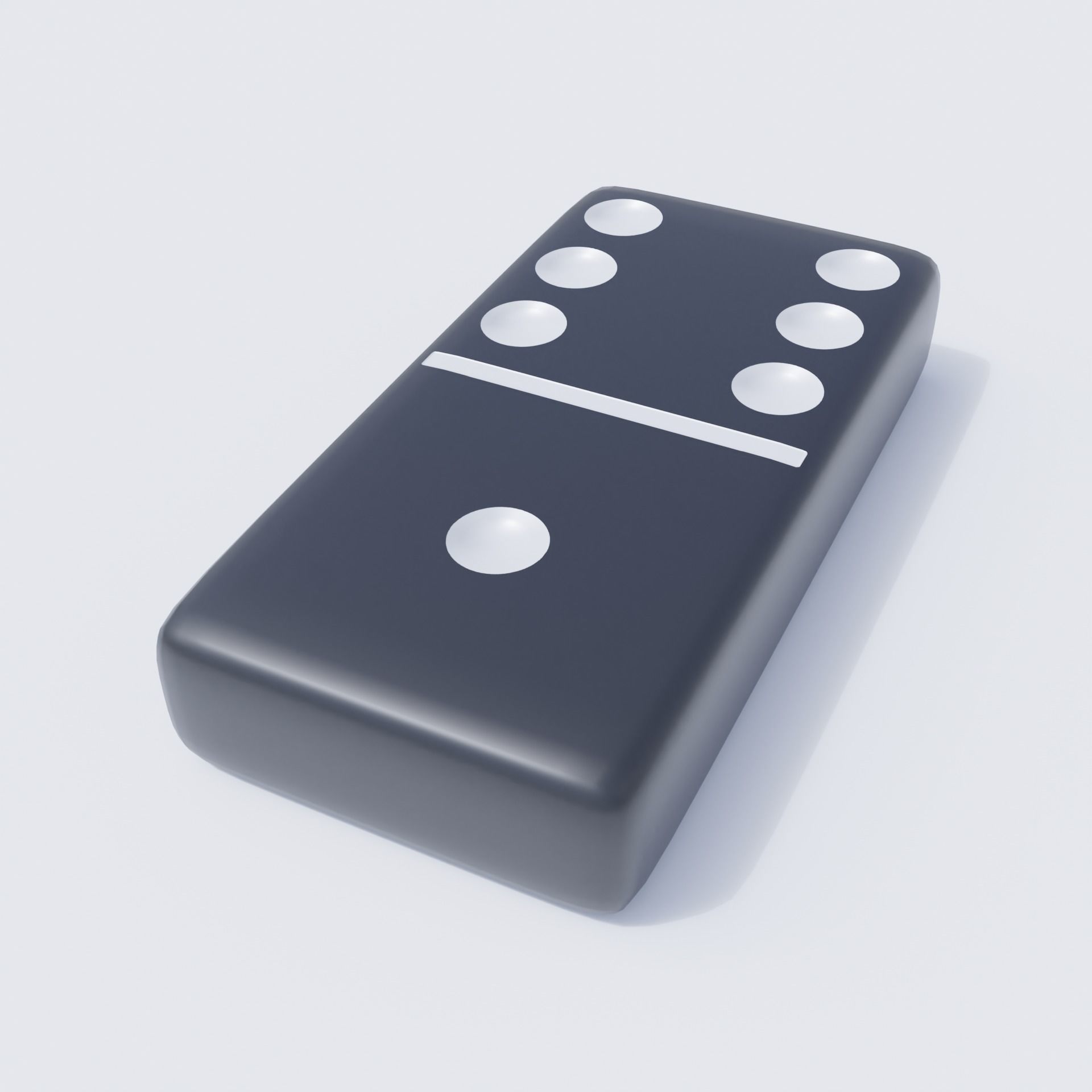 Domino Tile Collection Low-poly 3D model_5