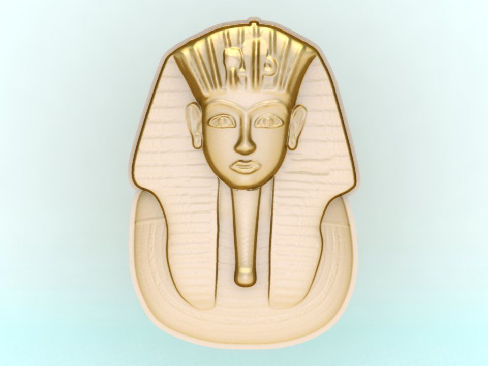 Pharaoh for jewelry - Pharaoh for ring - Pharaoh for pendant 3D print model_6