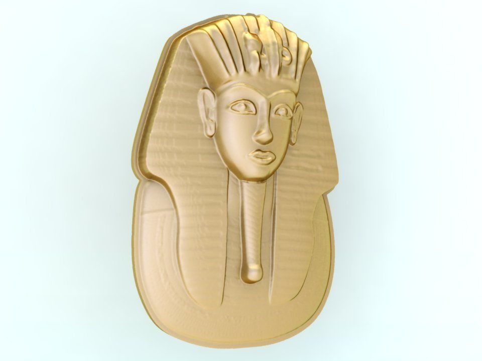 Pharaoh for jewelry - Pharaoh for ring - Pharaoh for pendant 3D print model_7