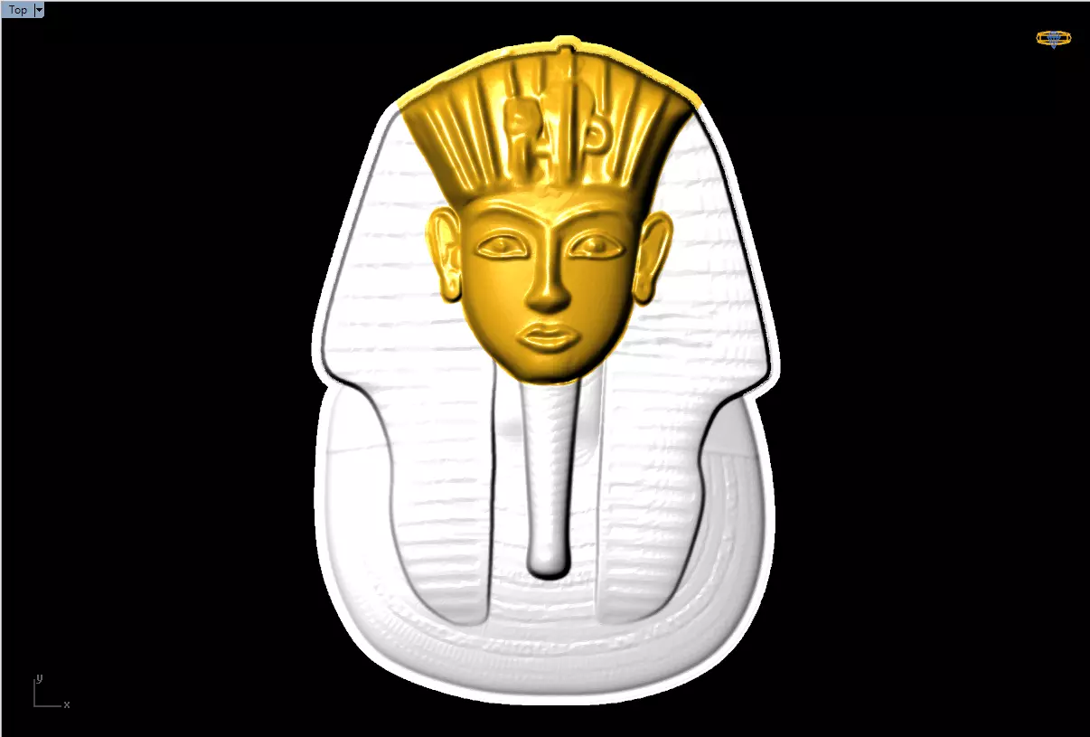 Pharaoh for jewelry - Pharaoh for ring - Pharaoh for pendant 3D print model_0