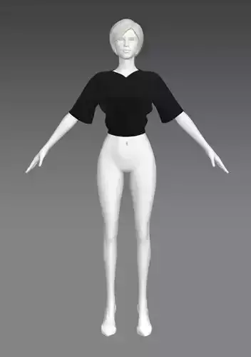 Woman A-Pose Clothing 349