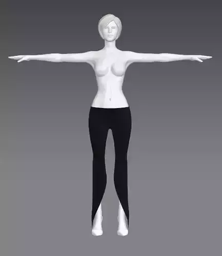 Woman T-Pose Clothing 356