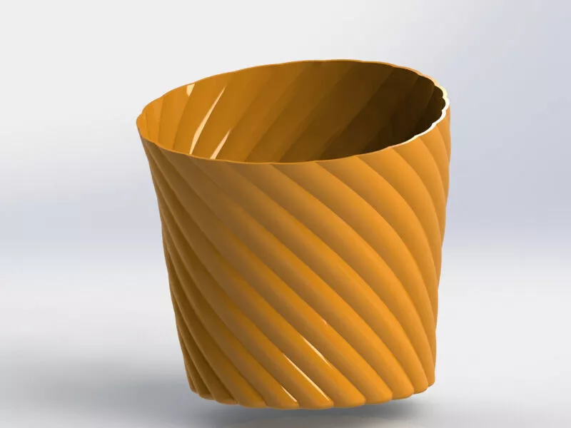 Flower pot 3D print model