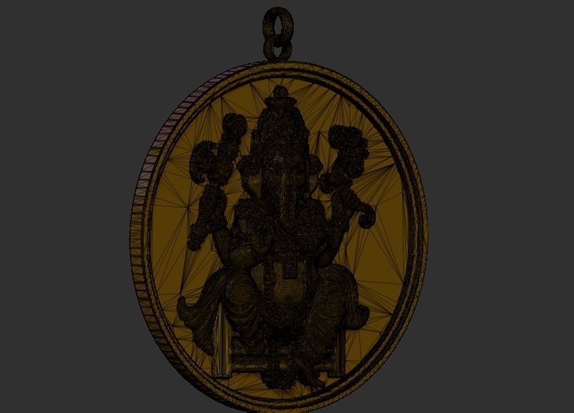 Ganesh ji Loket design 3D print model_18