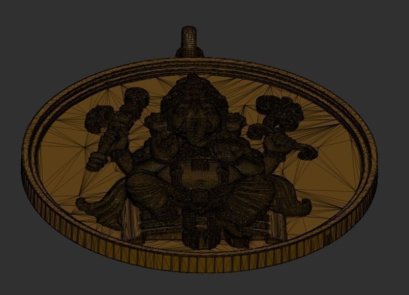 Ganesh ji Loket design 3D print model_22