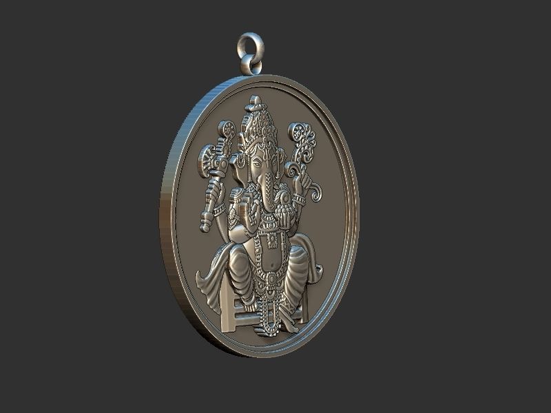 Ganesh ji Loket design 3D print model_12