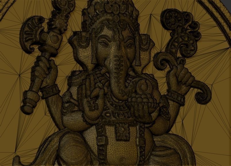 Ganesh ji Loket design 3D print model_15