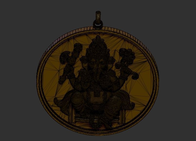 Ganesh ji Loket design 3D print model_21