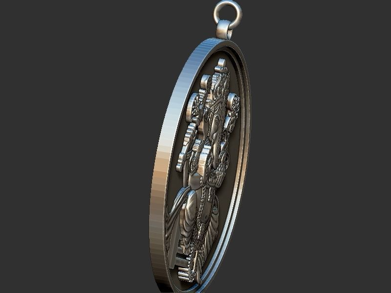 Ganesh ji Loket design 3D print model_6