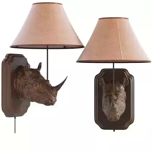 Wall Lamp Rhino 3D model