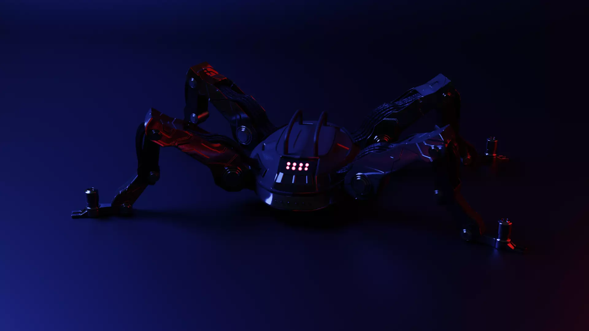 Sci-Fi Spider 3D model