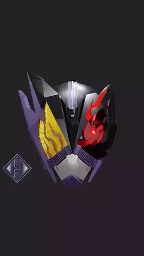 Kamen rider 01 ark scorpion head 3D print model
