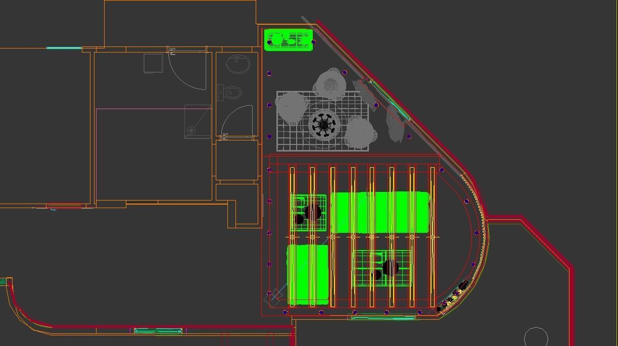 Realistic Residential Interior living and dining room scene Low-poly 3D model_6