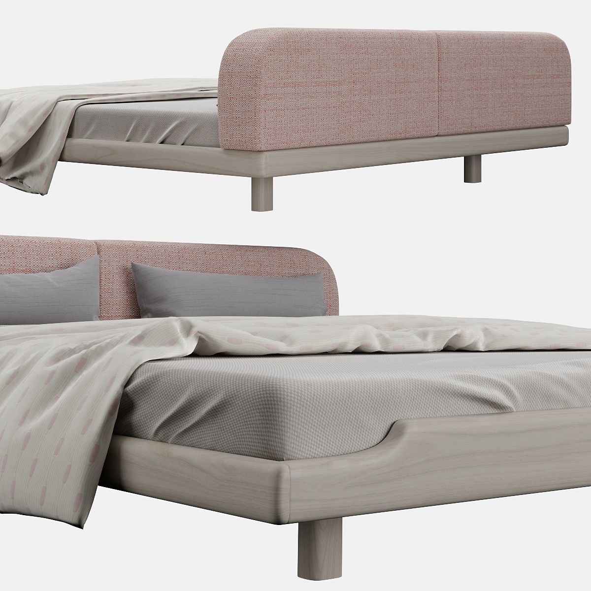 Zeitraum Eclair Bed 3D model_1