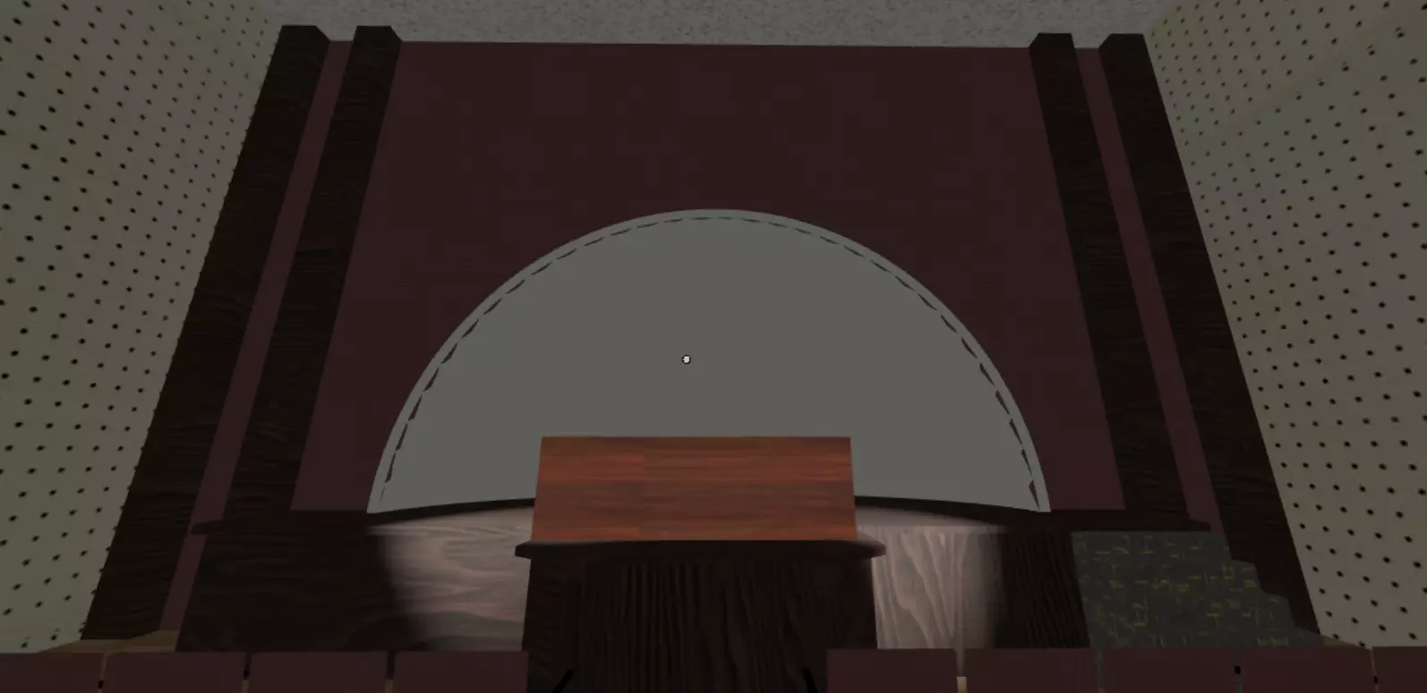 Baked Japanese music hall Free 3D model