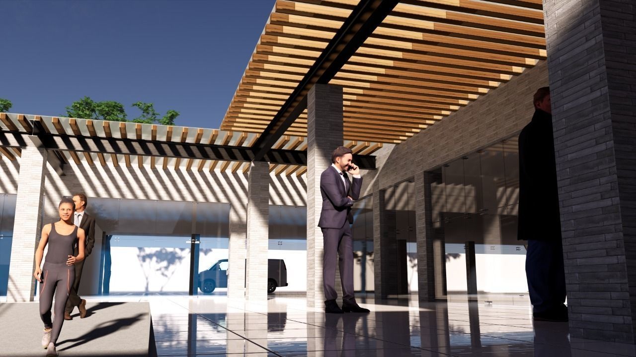 CENTRO COMERCIAL  3D model_2