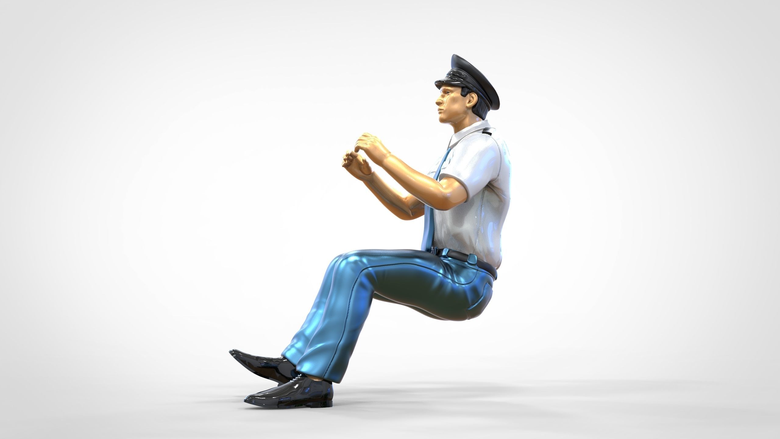 N2 Truck or Bus Driver 3D print model_12