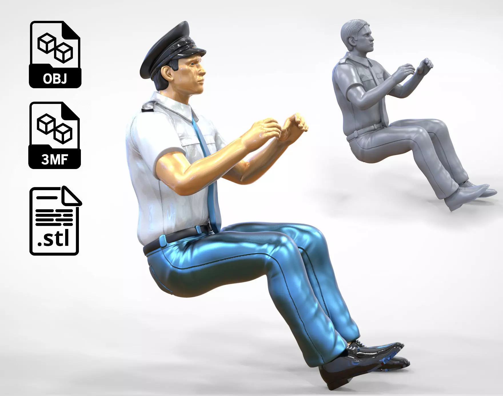 N2 Truck or Bus Driver 3D print model_0