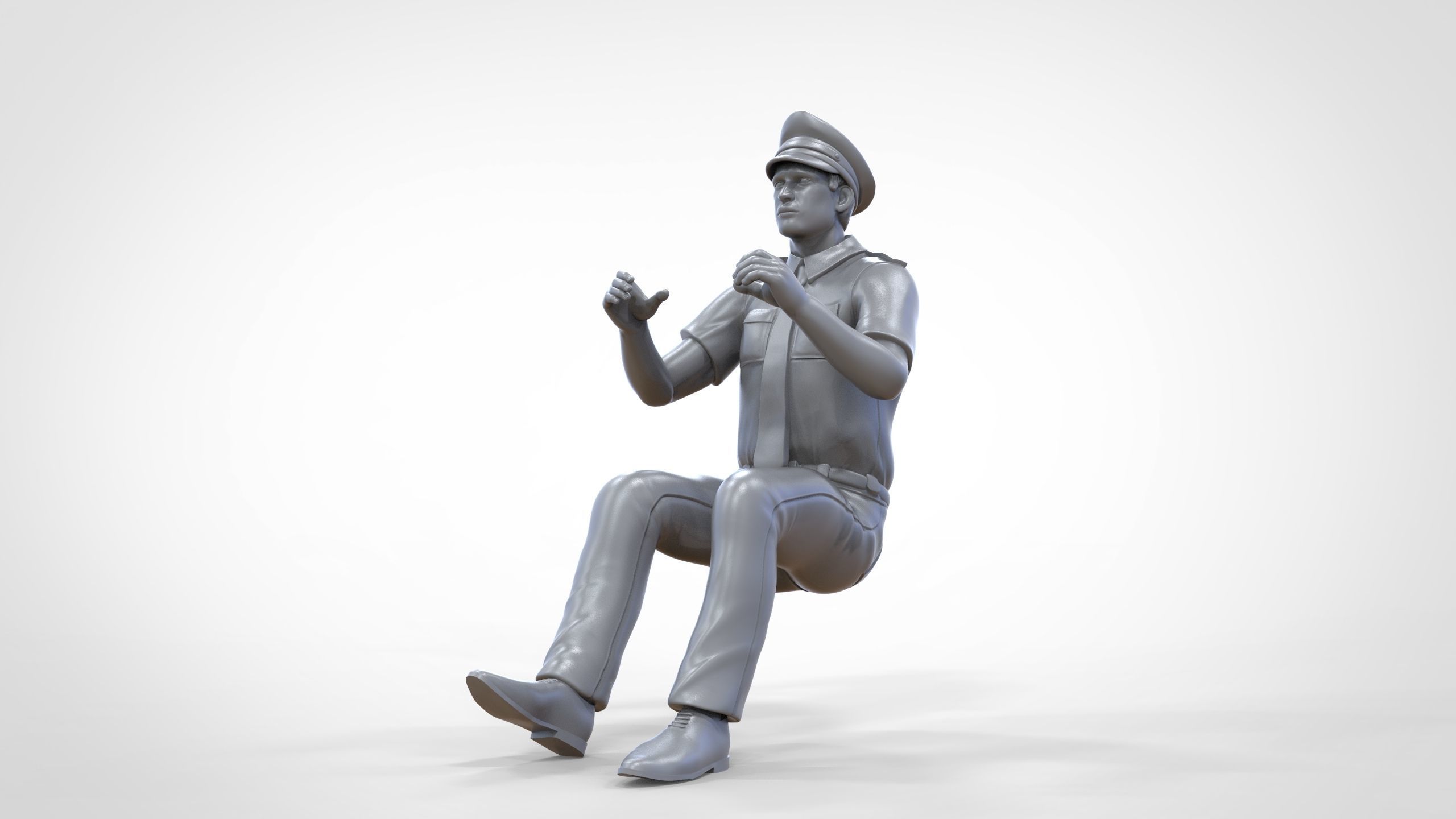 N2 Truck or Bus Driver 3D print model_27