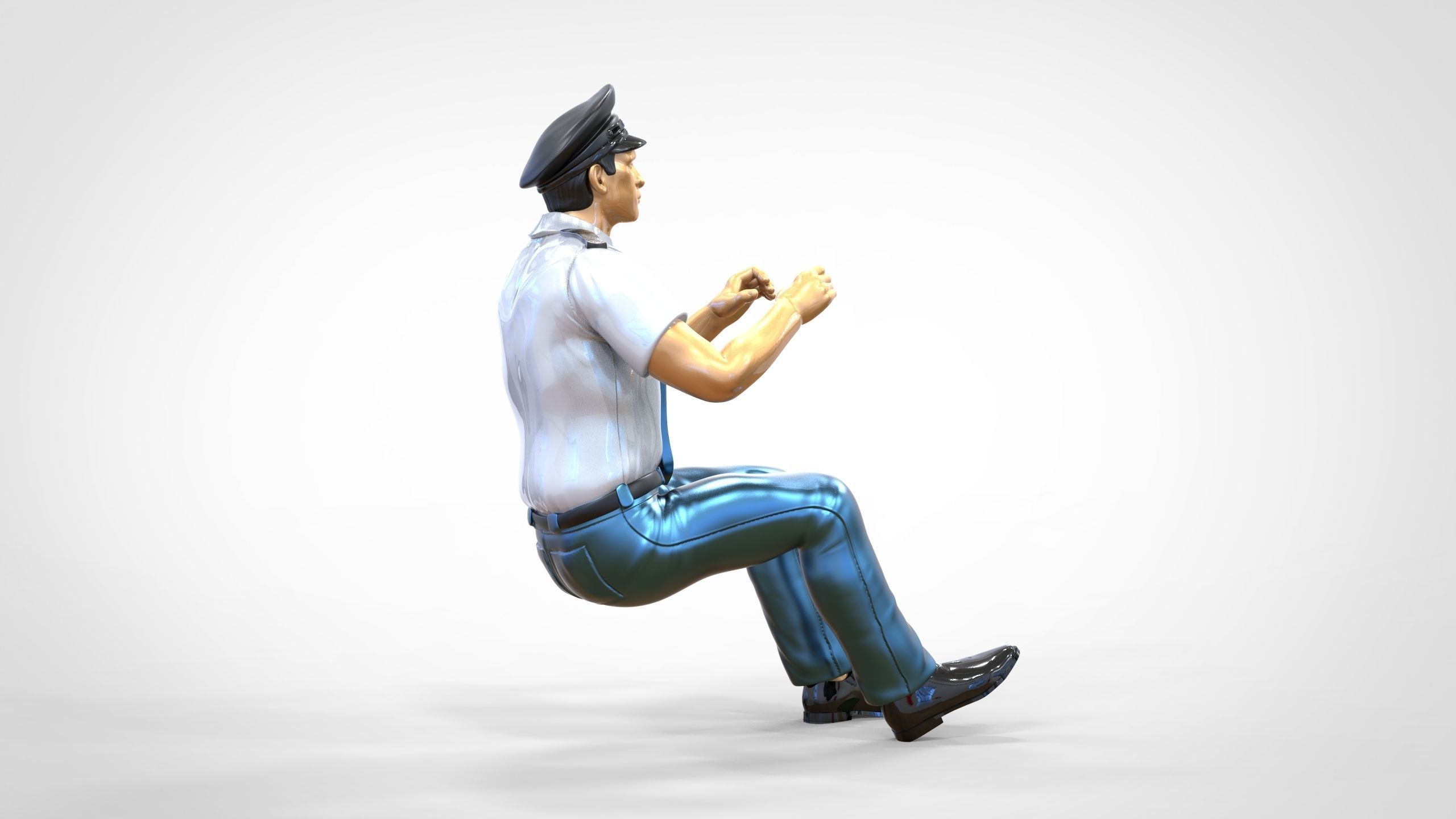 N2 Truck or Bus Driver 3D print model_3