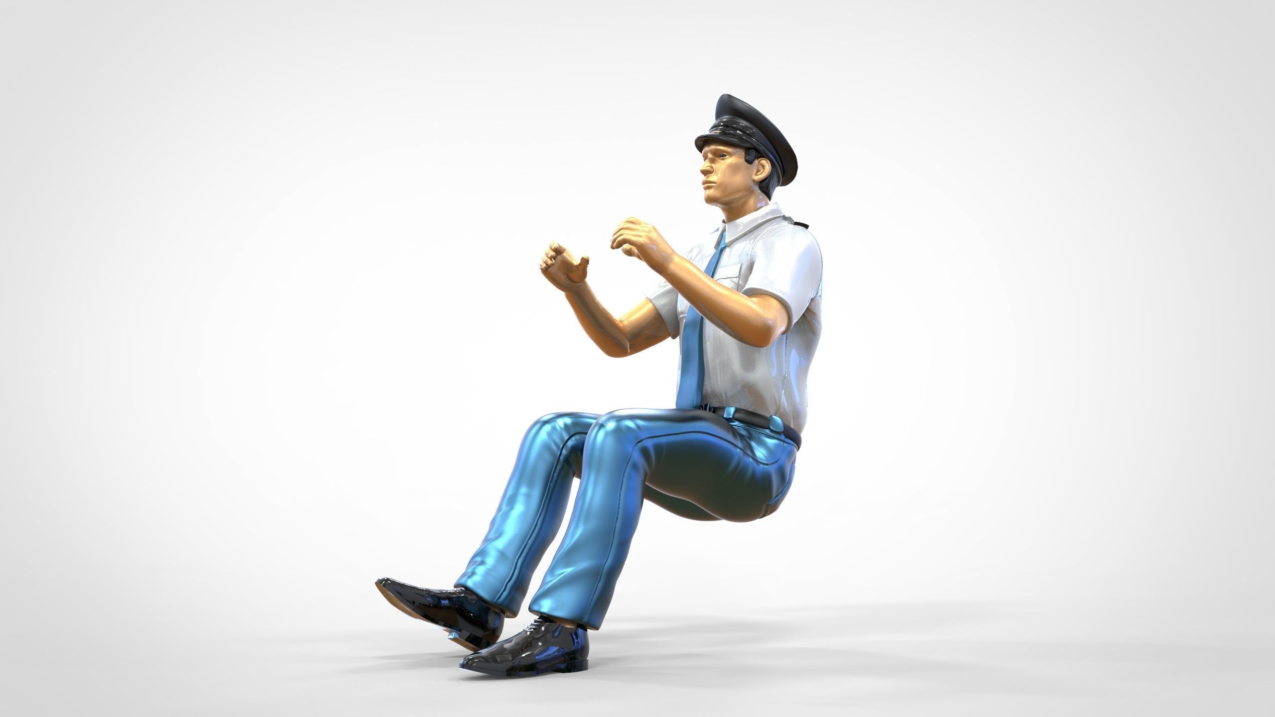 N2 Truck or Bus Driver 3D print model_13