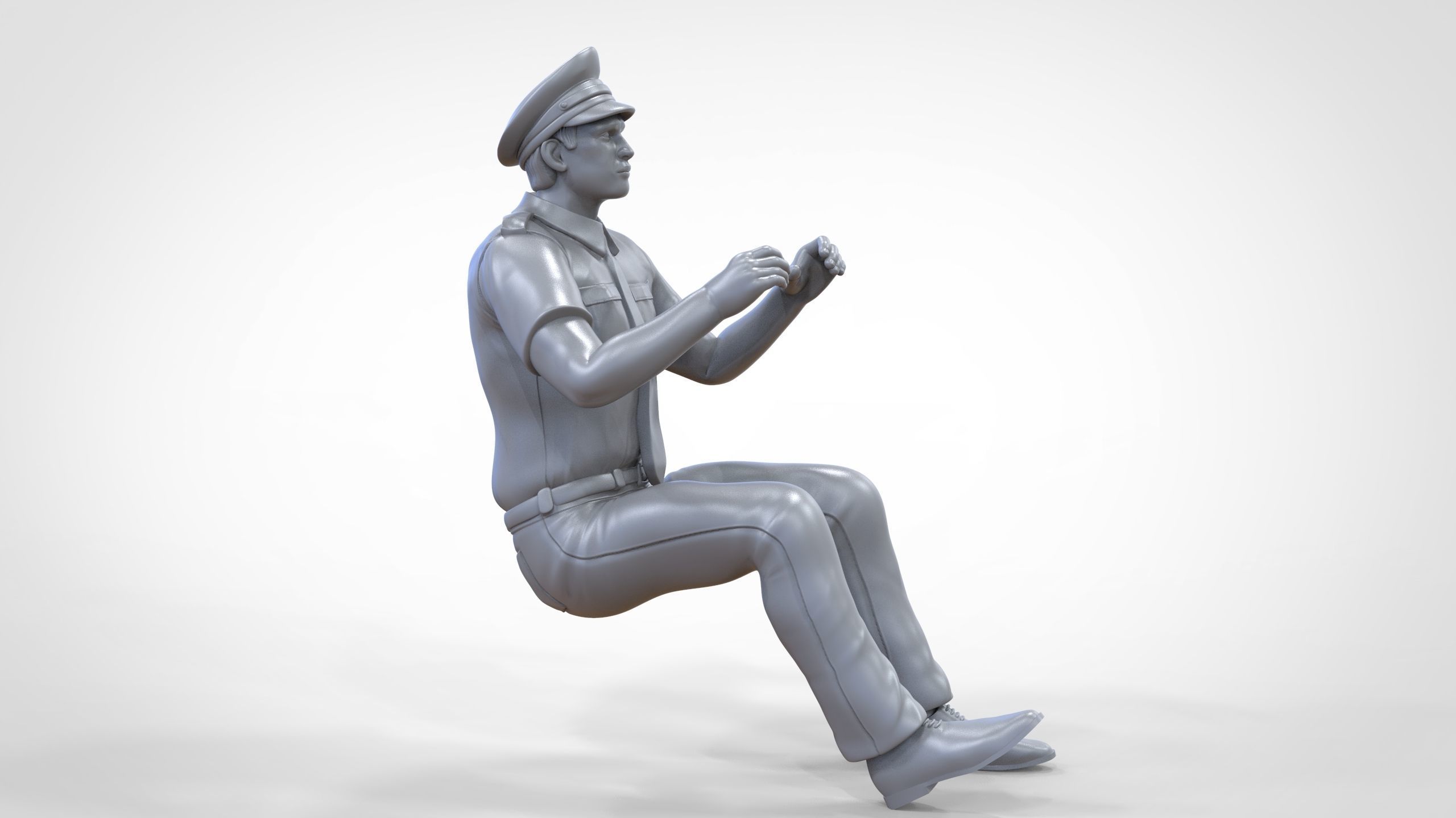 N2 Truck or Bus Driver 3D print model_21