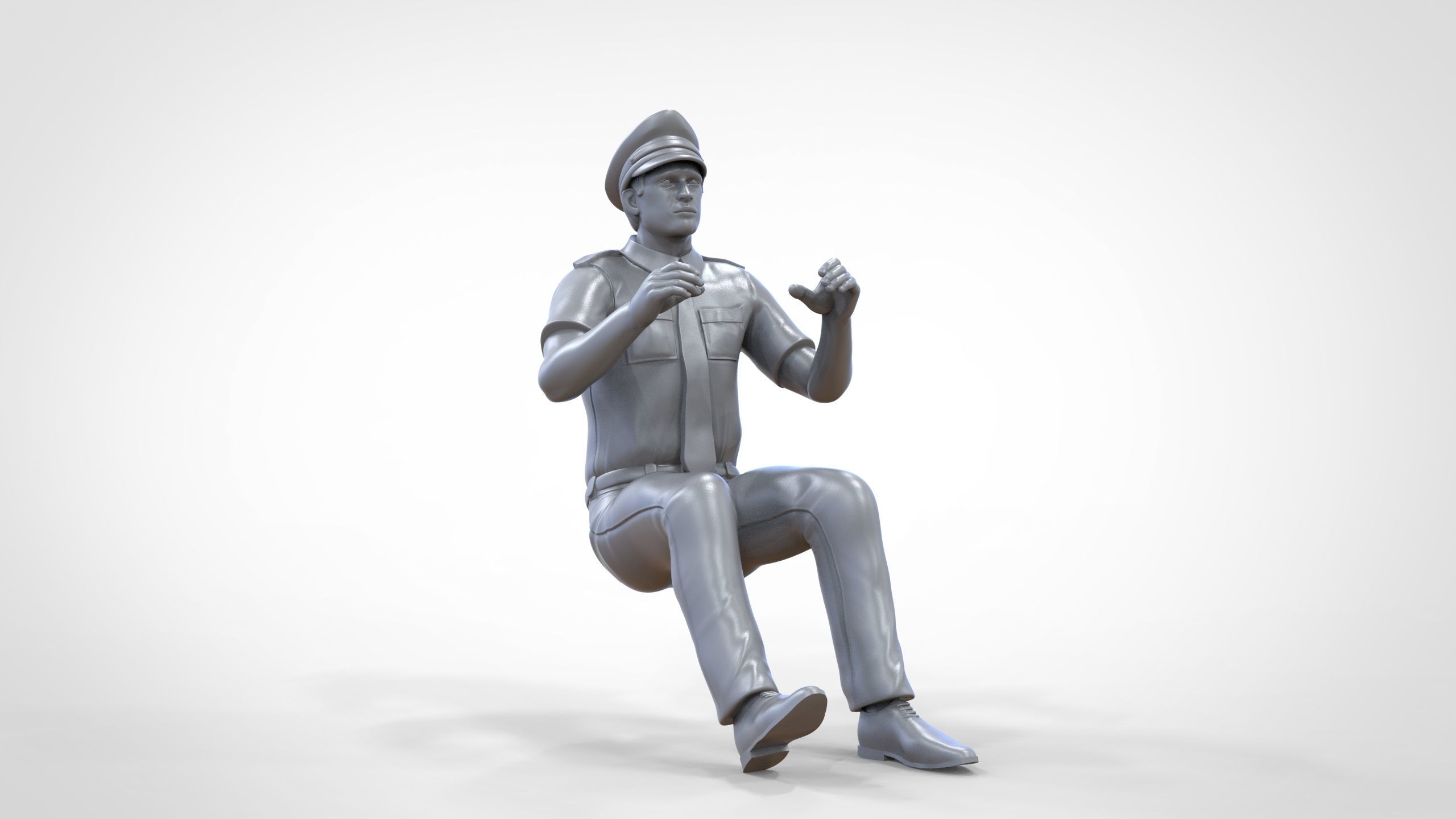 N2 Truck or Bus Driver 3D print model_29