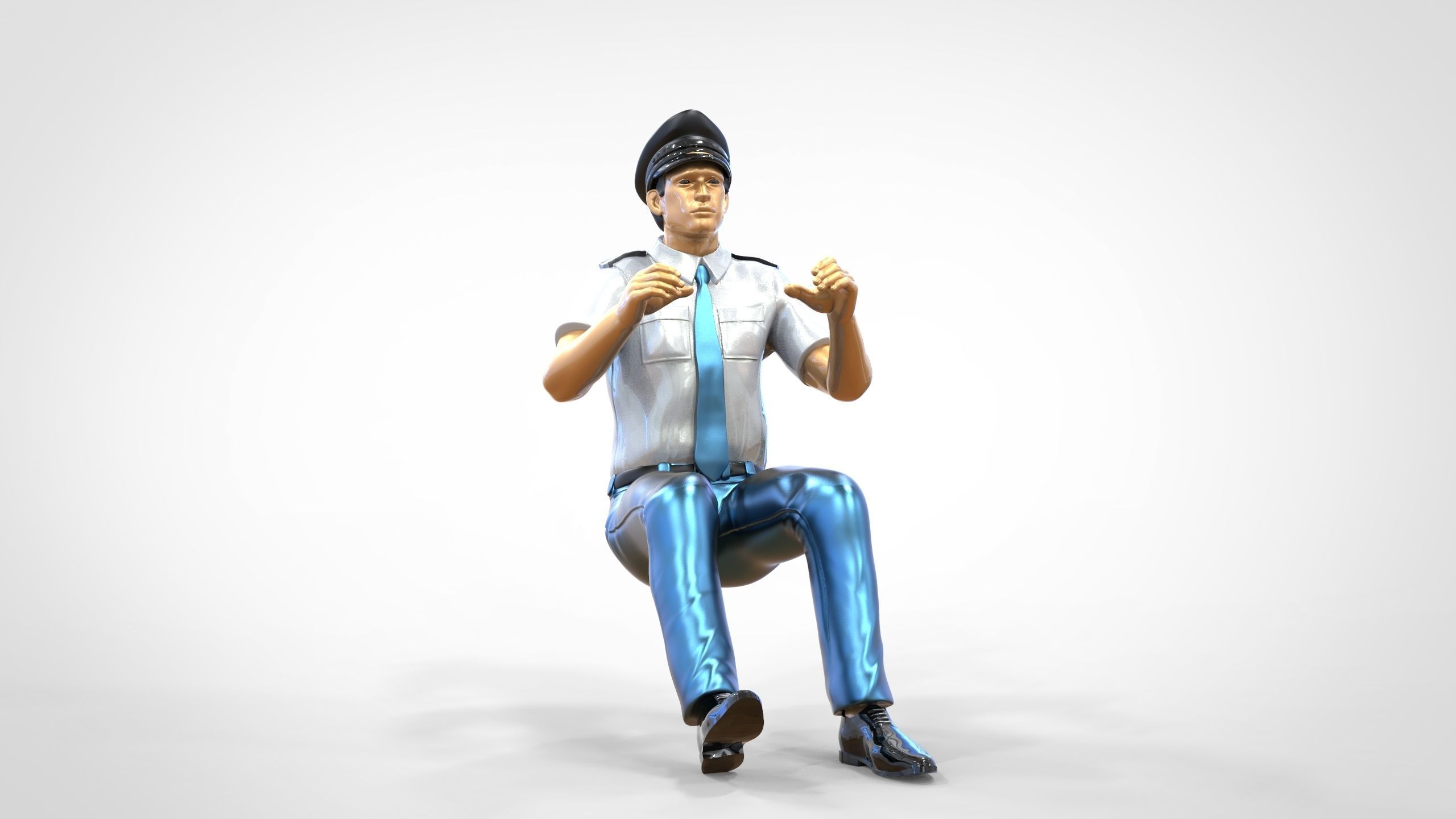 N2 Truck or Bus Driver 3D print model_17