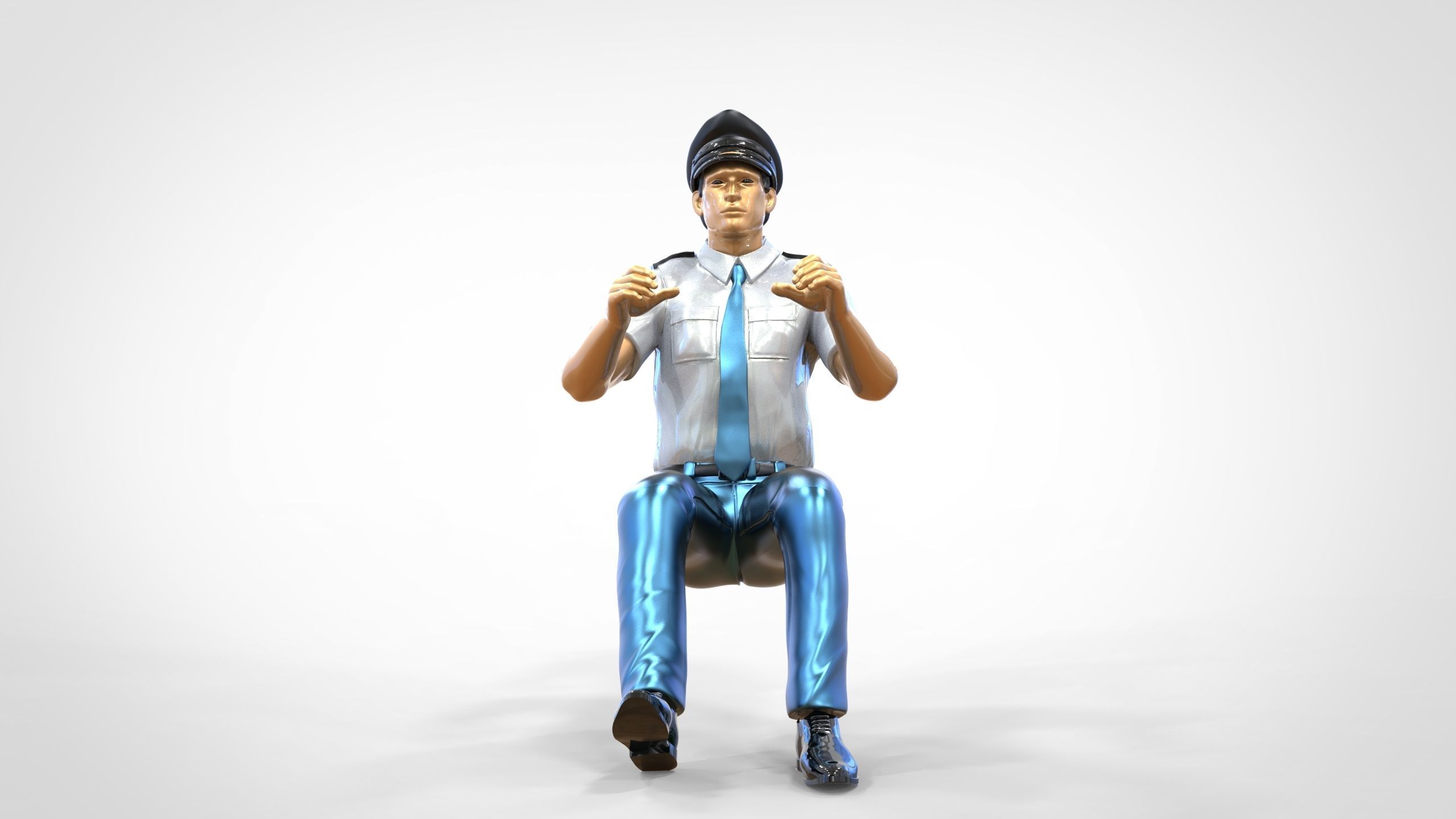 N2 Truck or Bus Driver 3D print model_16