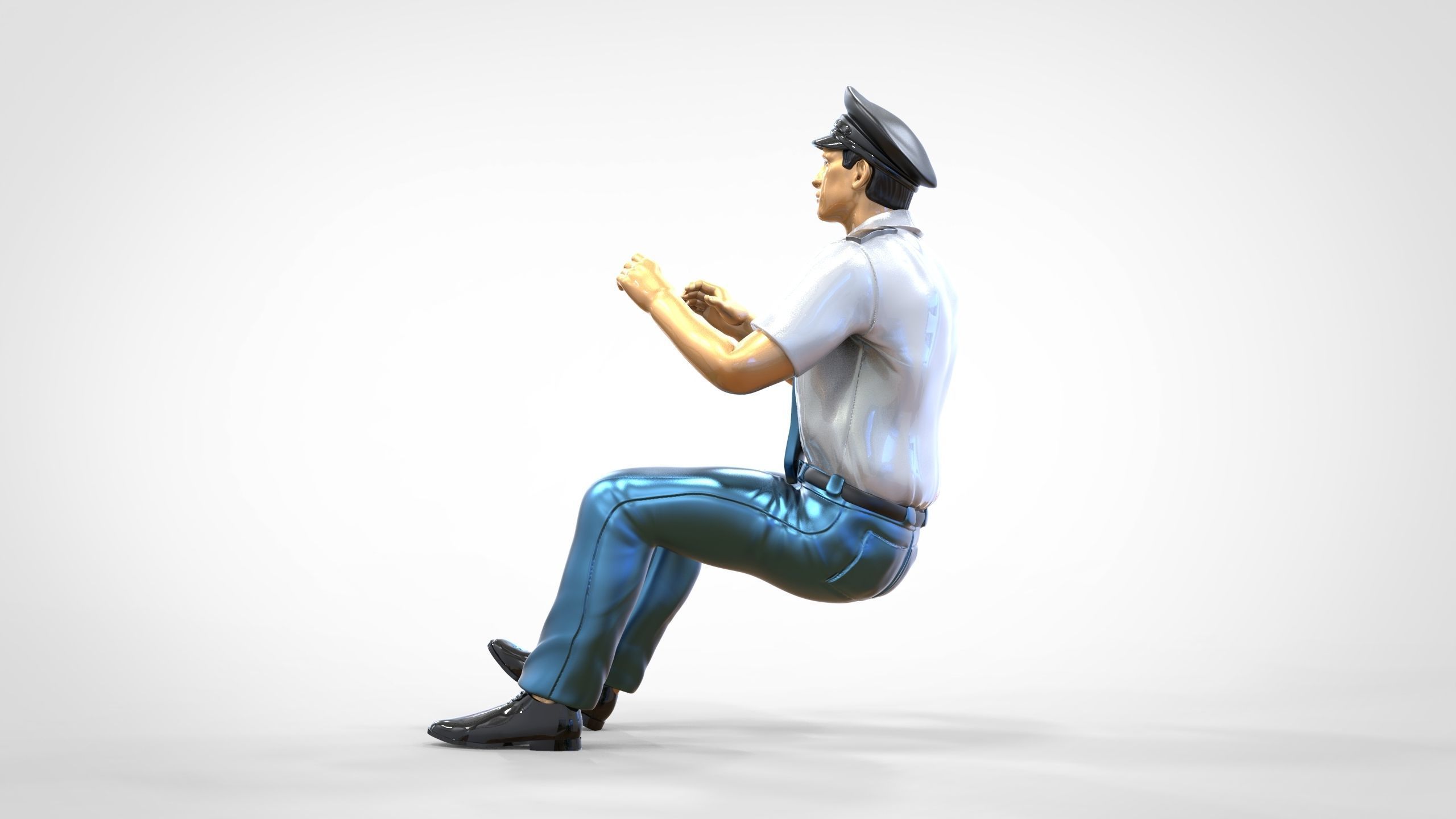 N2 Truck or Bus Driver 3D print model_10