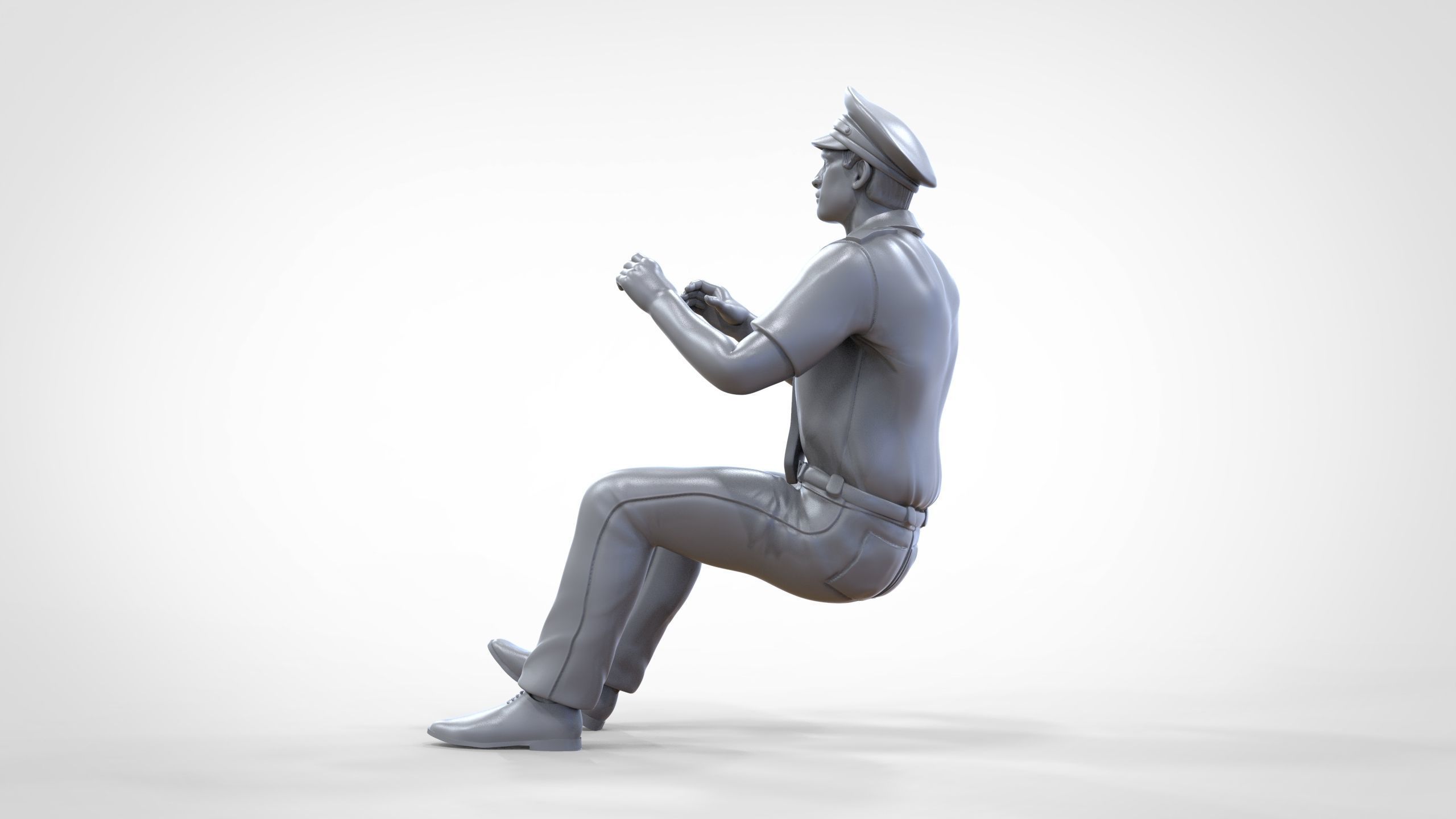 N2 Truck or Bus Driver 3D print model_25