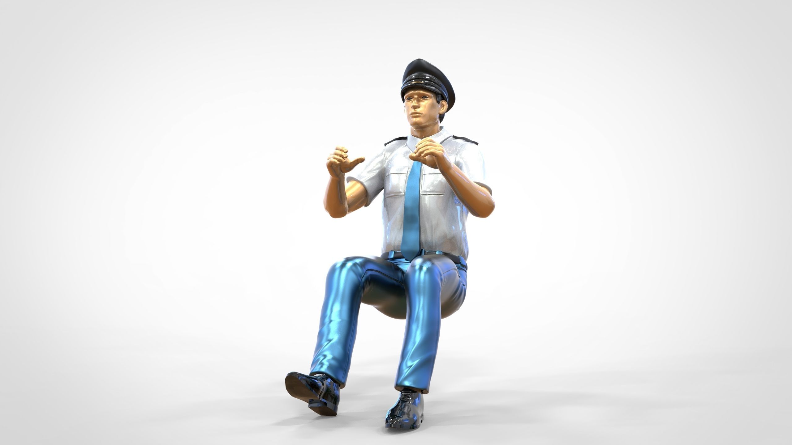 N2 Truck or Bus Driver 3D print model_15