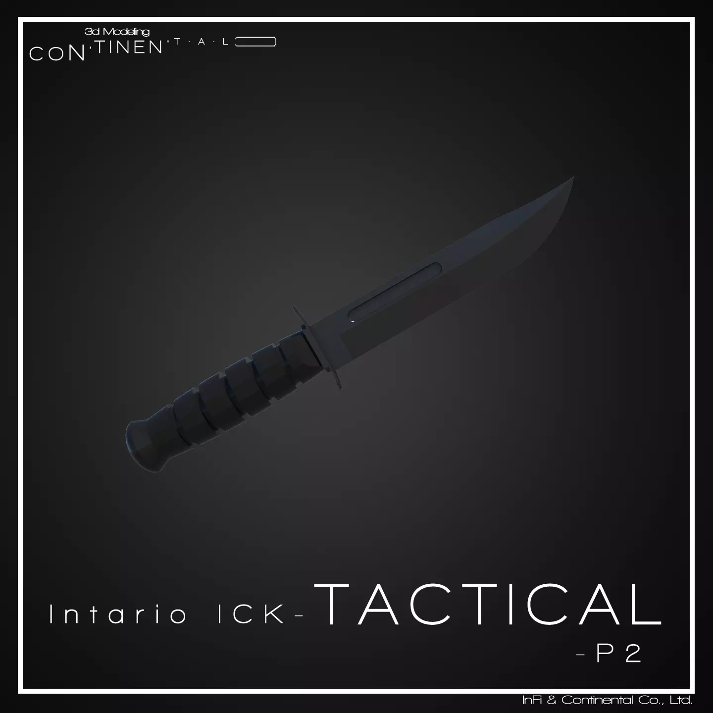 Intario ICK-Tactical-P2 Low-poly 3D model
