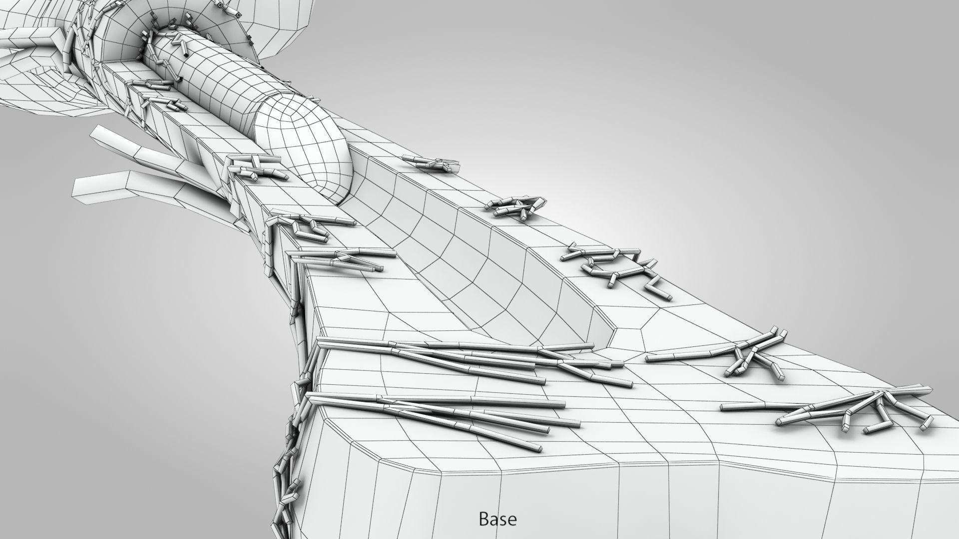 Bone Anatomy Low-poly 3D model_20