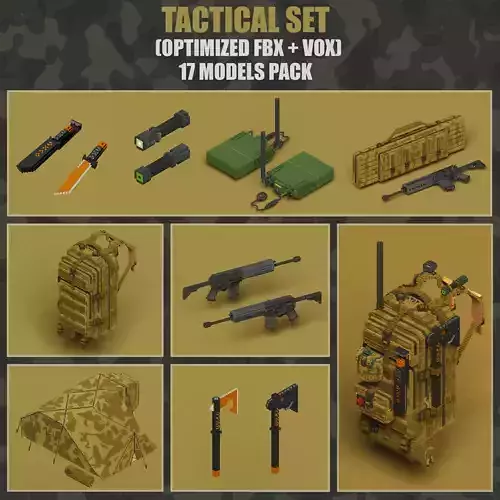 Tactical Set 17 models pack