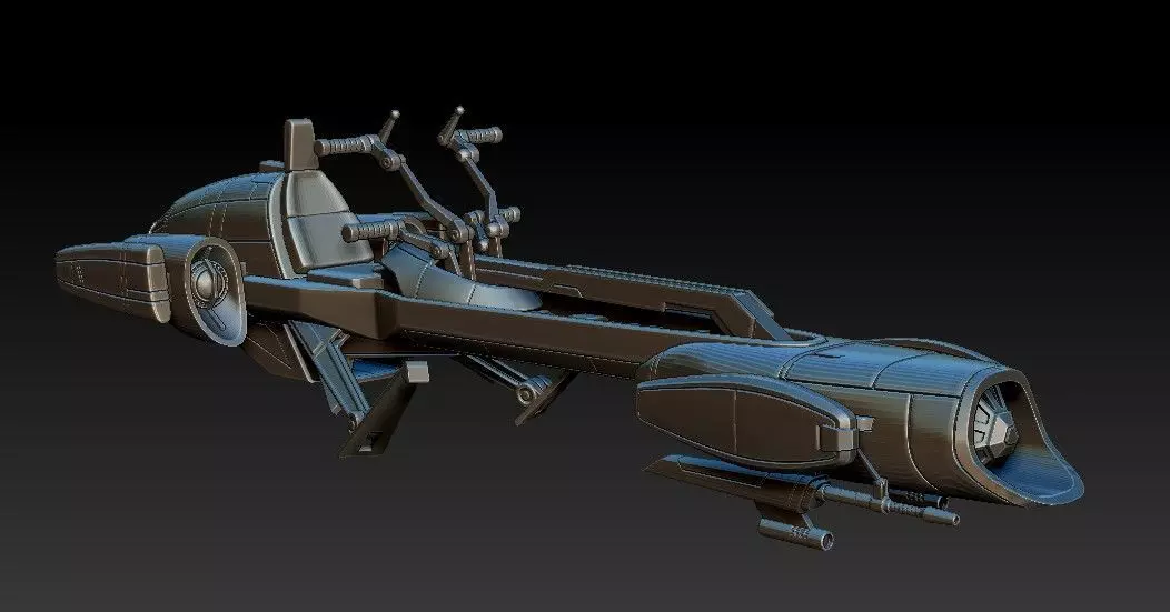 BARC Speeder  for 6 inch scale model kit STL 3D print model_0