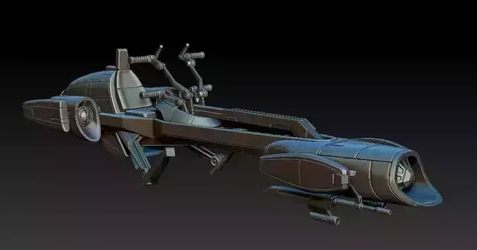 BARC Speeder  for 6 inch scale model kit STL