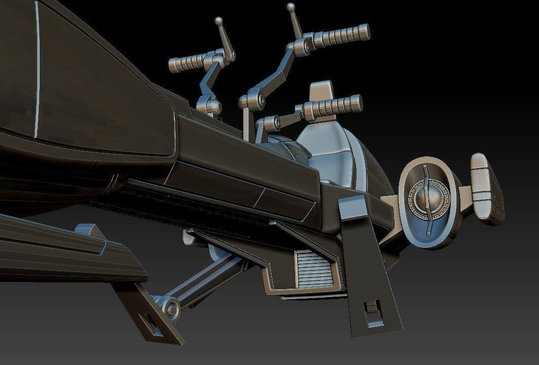 BARC Speeder  for 6 inch scale model kit STL 3D print model_4