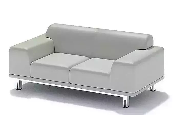 White Leather Couch