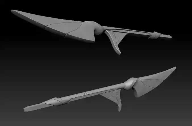 Mon Cala Spear Blaster One12 Scale STL 3D print model