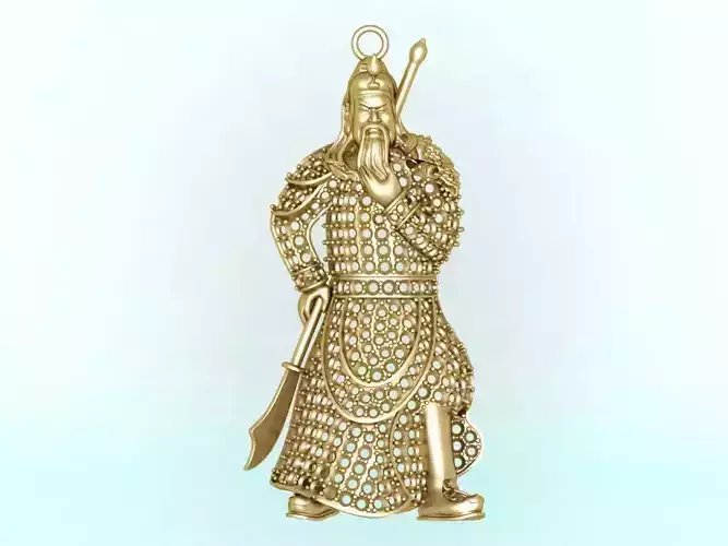 Guan Yu pendant - Mens pendants - N346