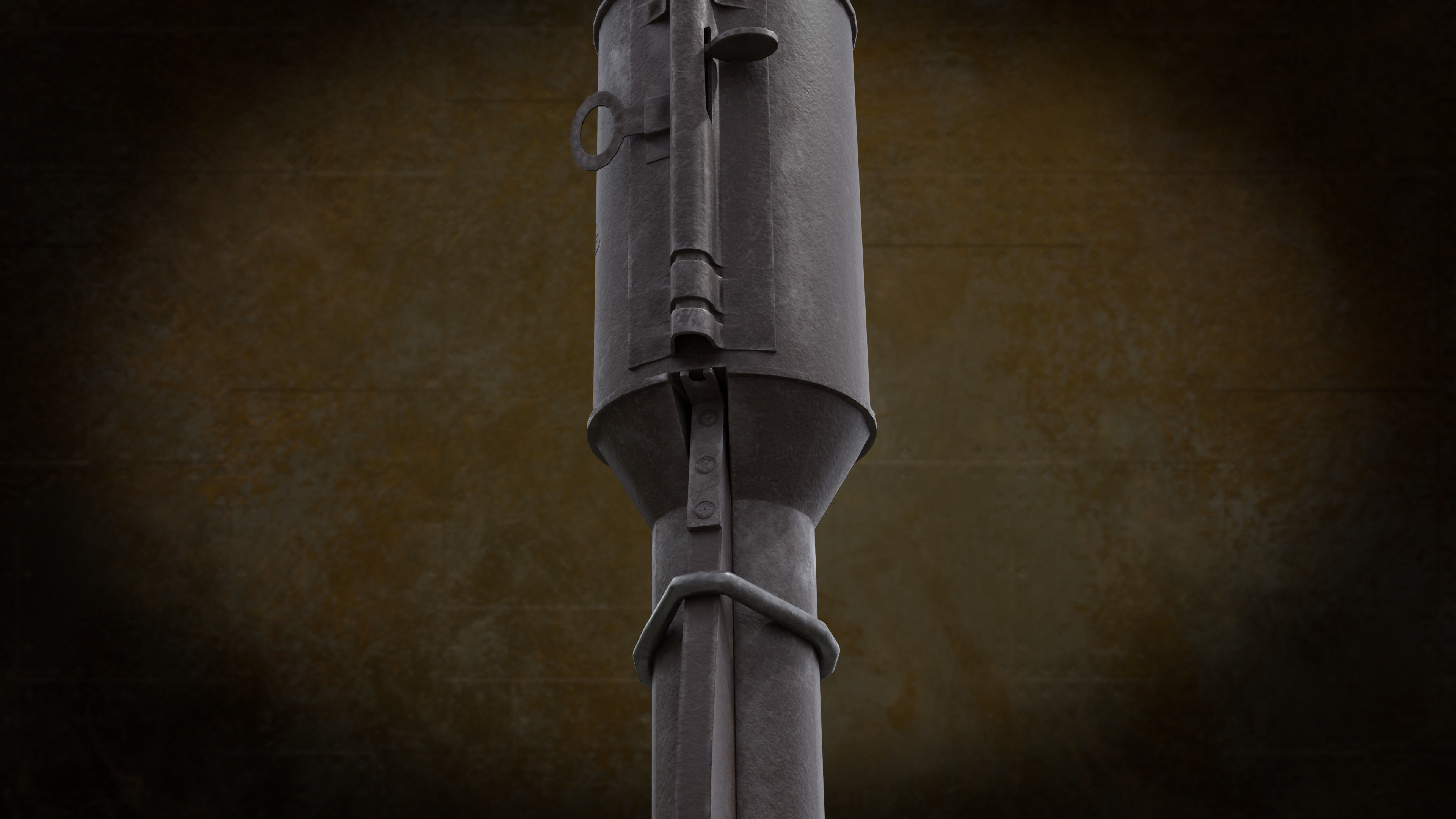 1917 Chemical Gas Grenade Low-poly 3D model_11